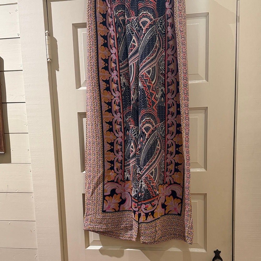 Colorful Paisley and Floral Pants